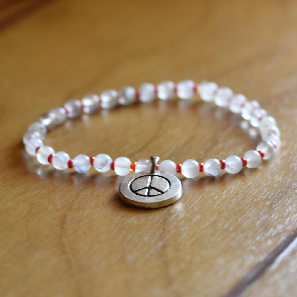 Peace Charm Bracelet